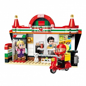 Конструктор – Город с фигурками, 319 деталей (Enlighten Brick, BRICK1133 (18))